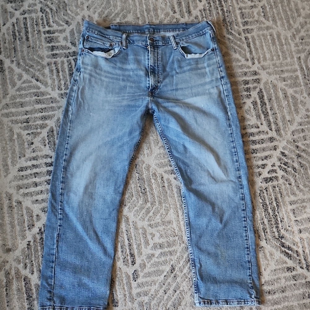 Levi’s 505 Straight Leg Jeans Light Wash Waist 40 Men’s